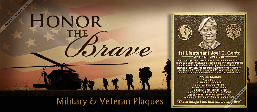 Military & Veteran Plaques